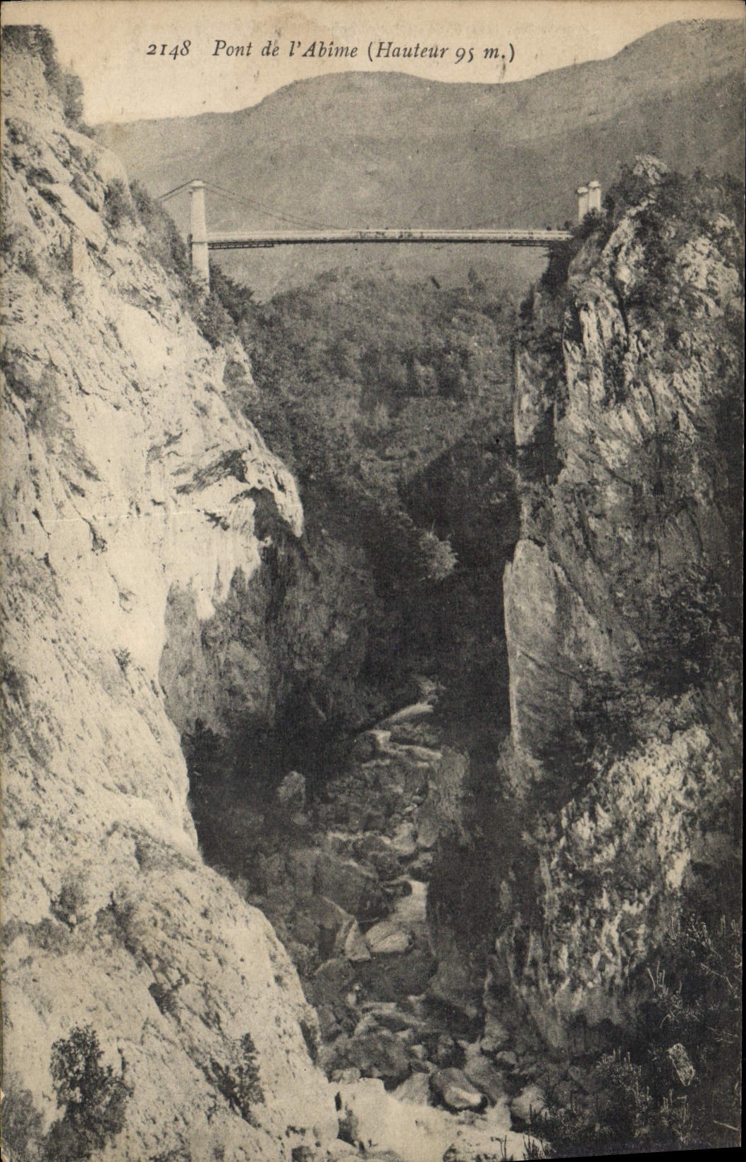 CPA Pont de l'abime 