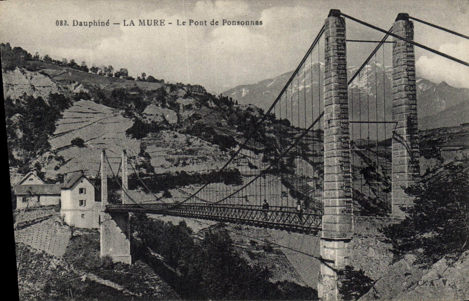 CPA Pont de Ponsonnas La Mure Dauphine