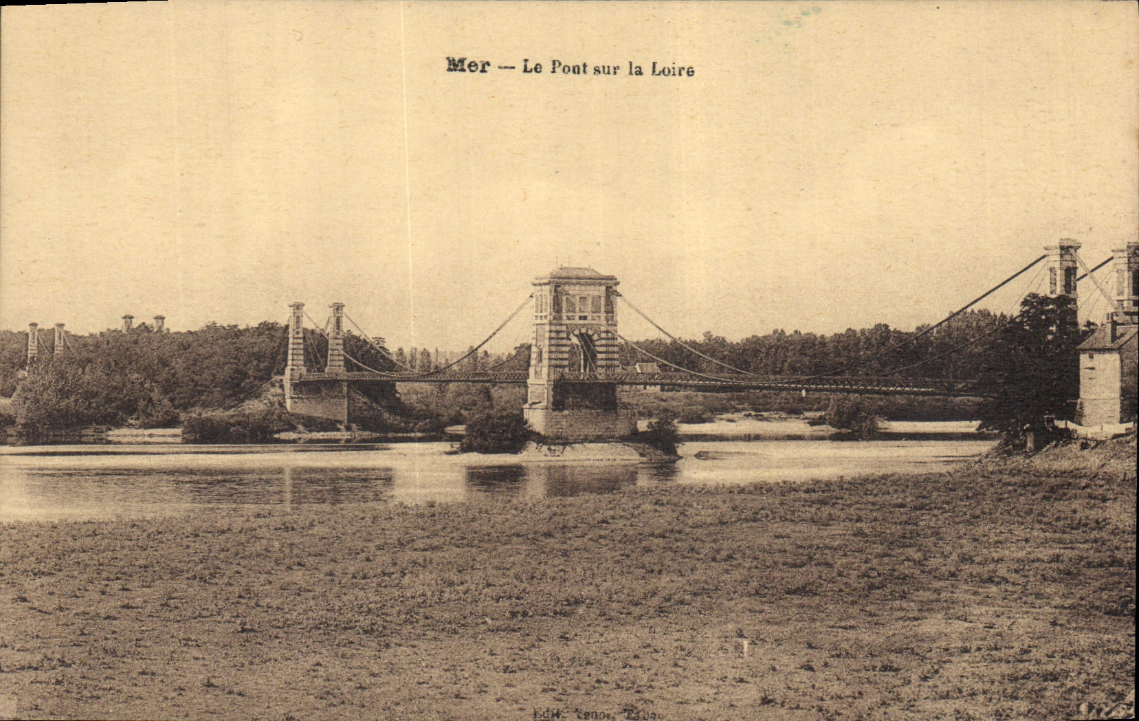 CPA Pont sur le loire MEr