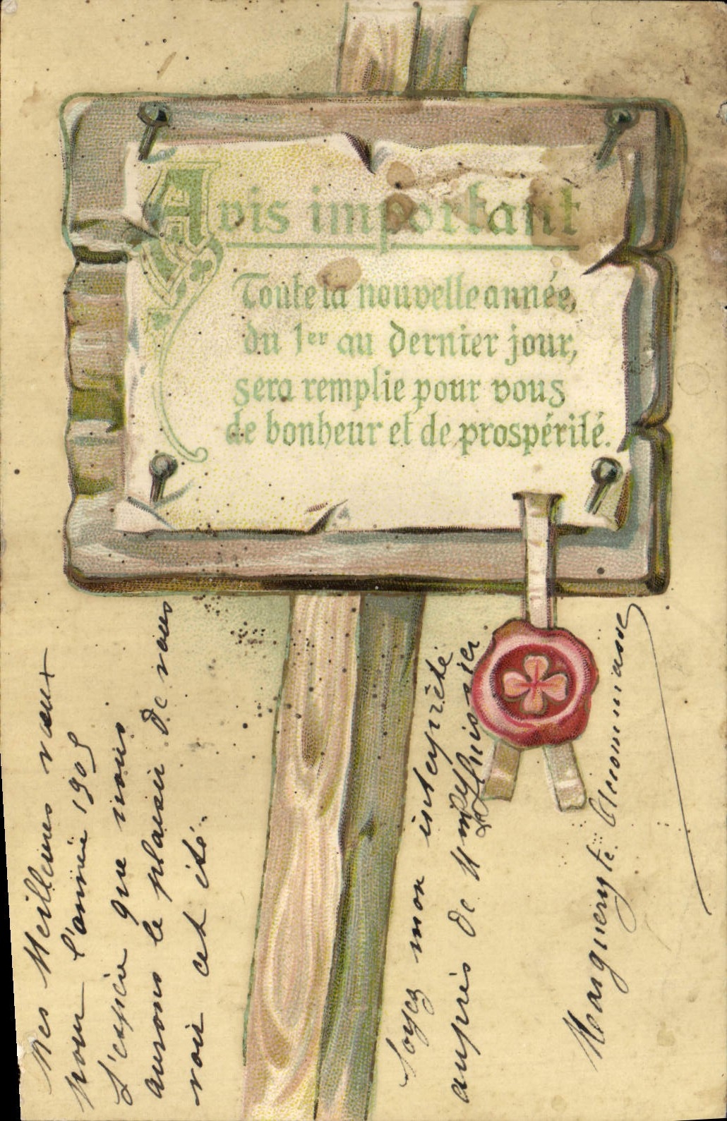 Vintage Postcard Fantasy important Opinion