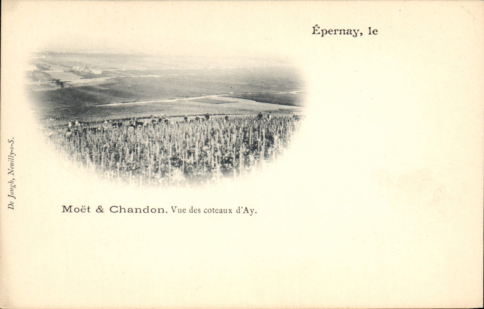 CPA Folklore Vin Vendange Champagne Epernay Vue des coteaux d'Ay