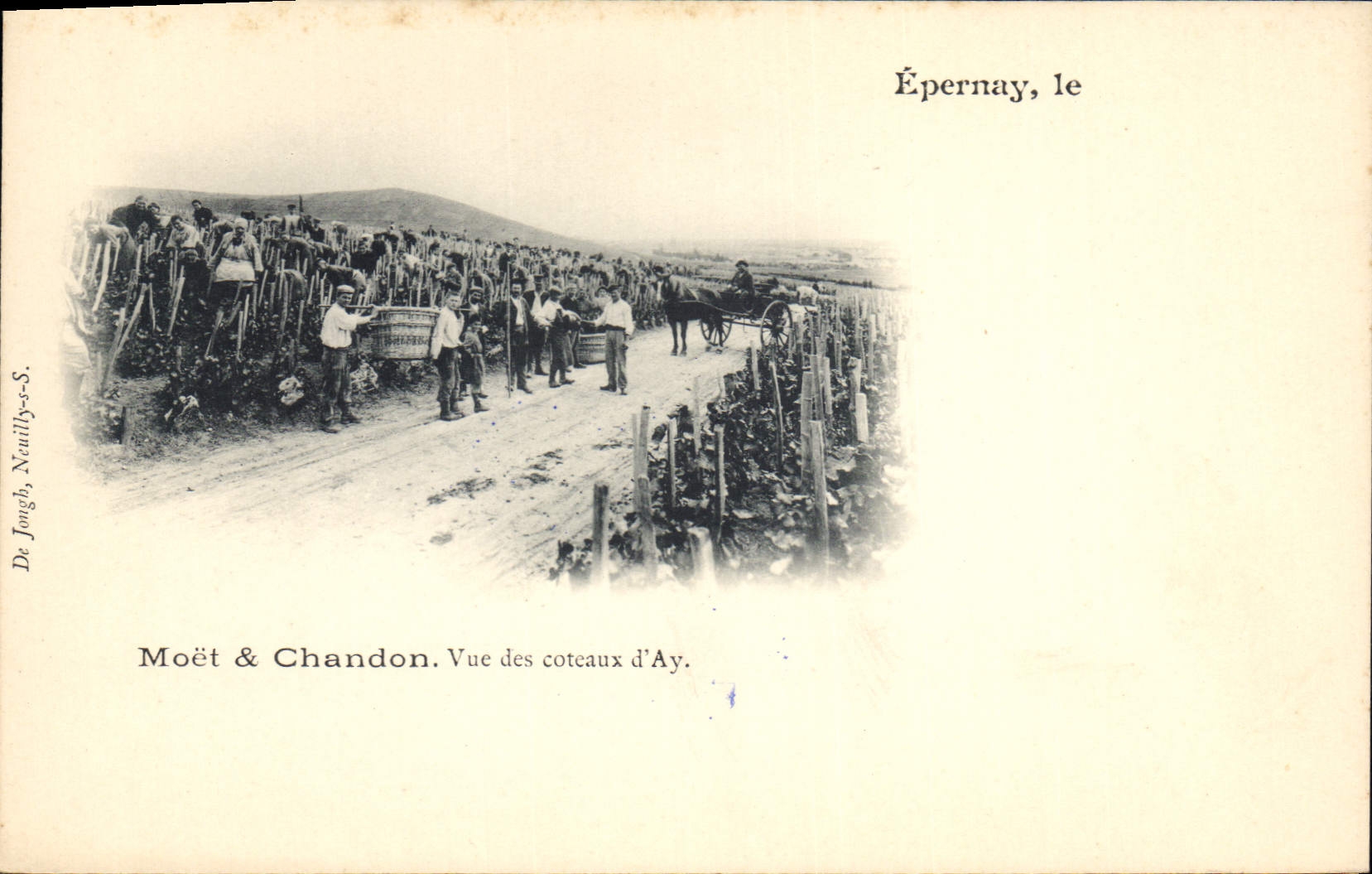 CPA Folklore Vin Vendange Champagne Epernay Moet et Chandon