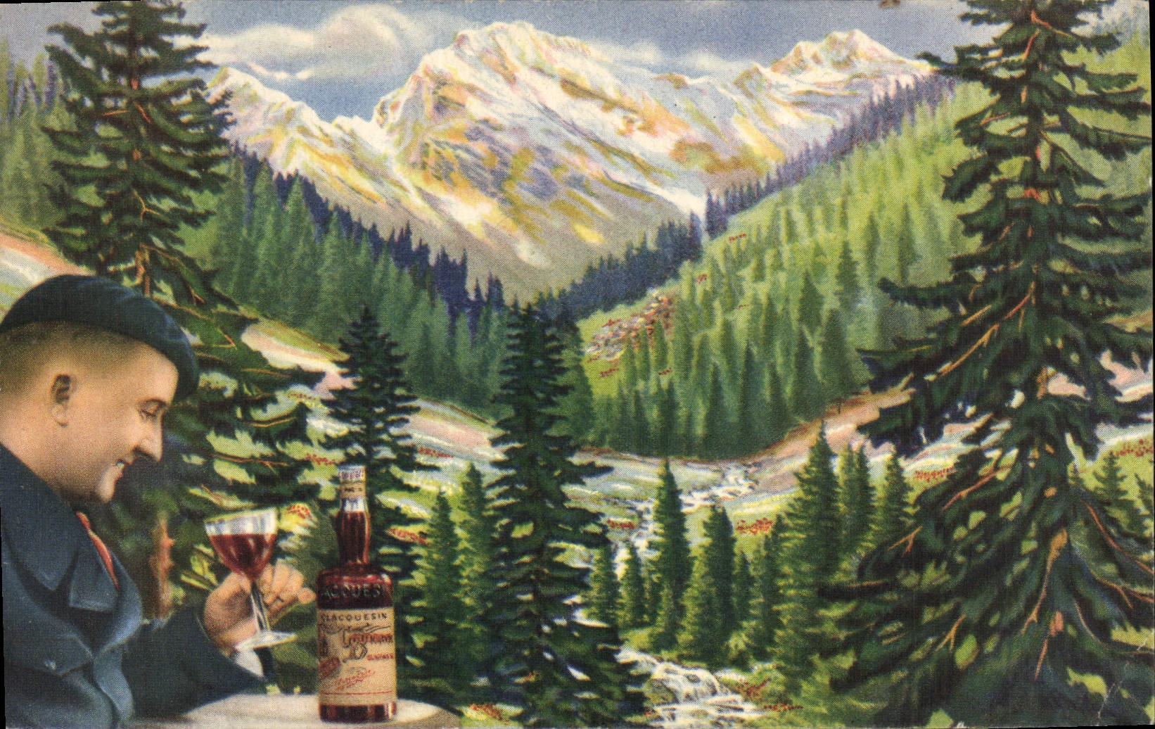 CPA Publicite Clacquesin Aperitif 