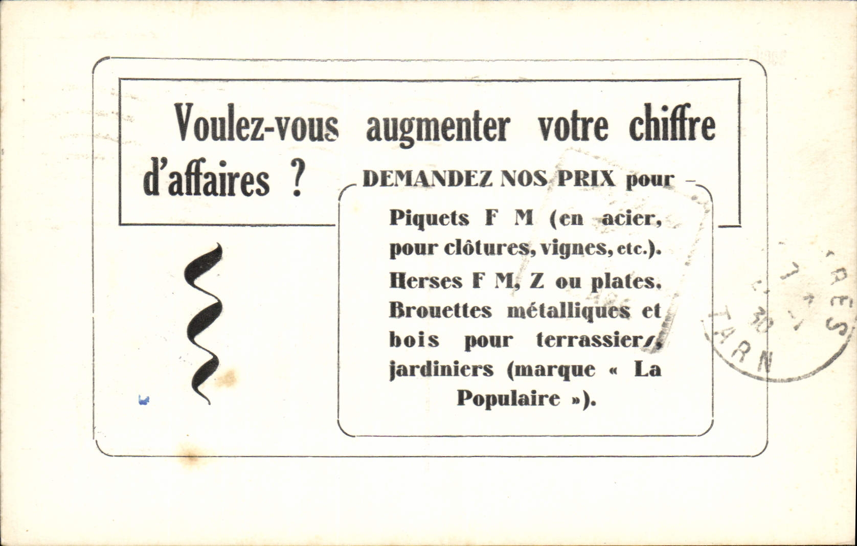 Vintage Postcard Publicity Company Ironwork of the South Sylvain Duprat Toulouse