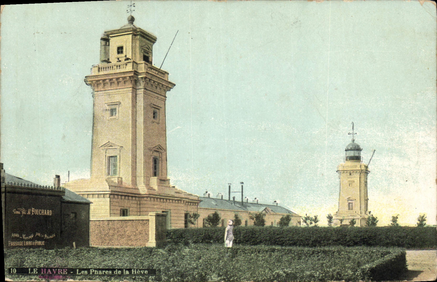CPA Phare Le Havre Les phares de la Heve