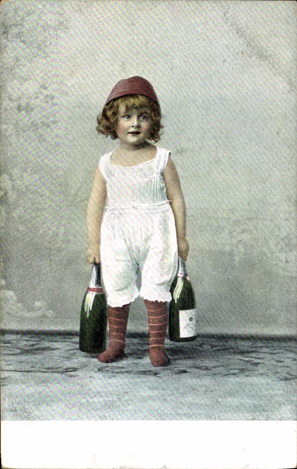 CPA Fantaisie Enfant Champagne 