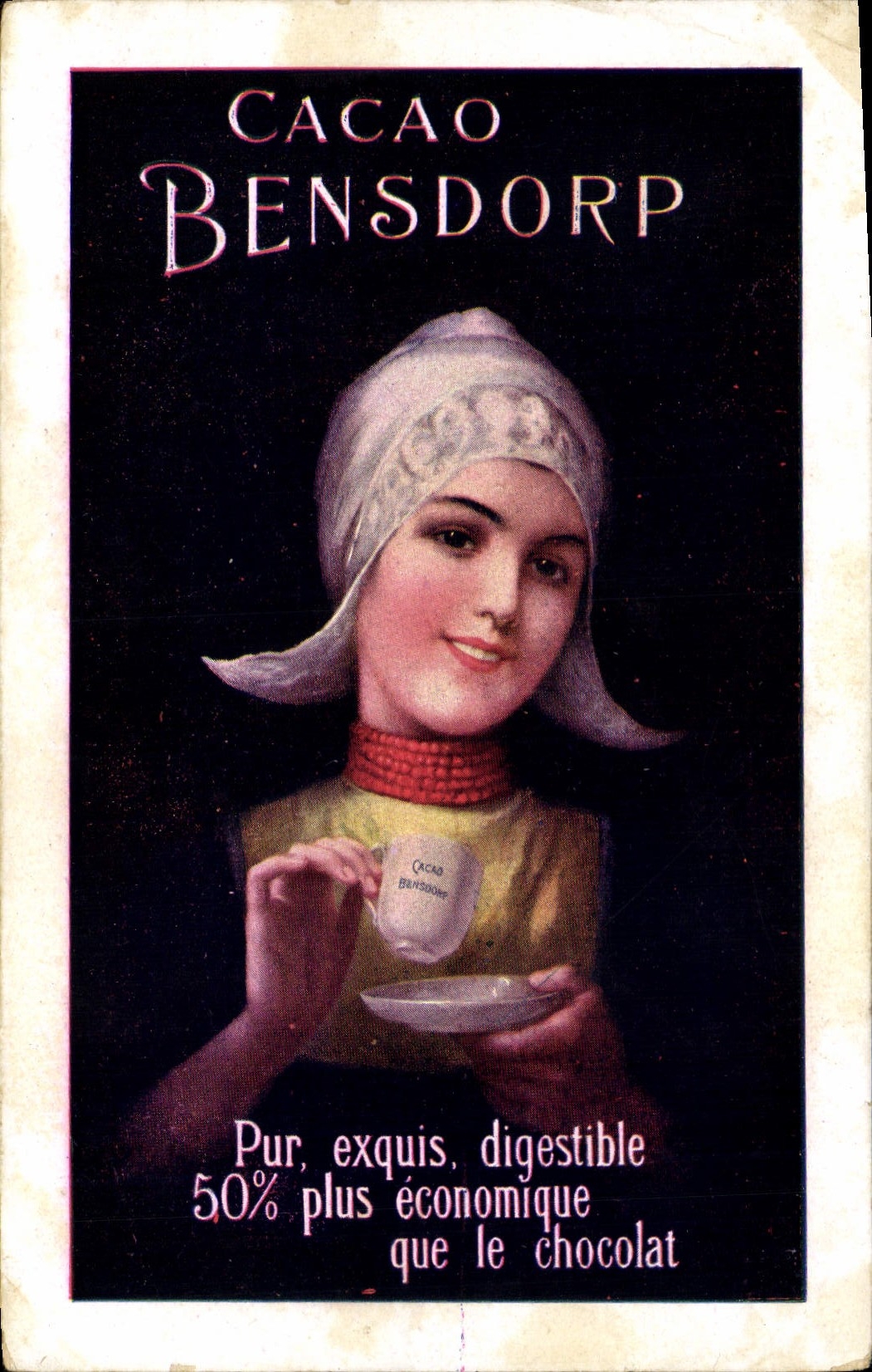 CPA Publicite Cacao Bensdorp