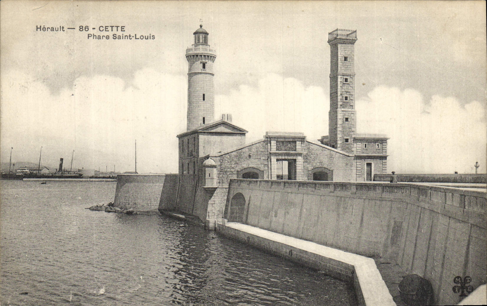 CPA Phare Saint louis Cette