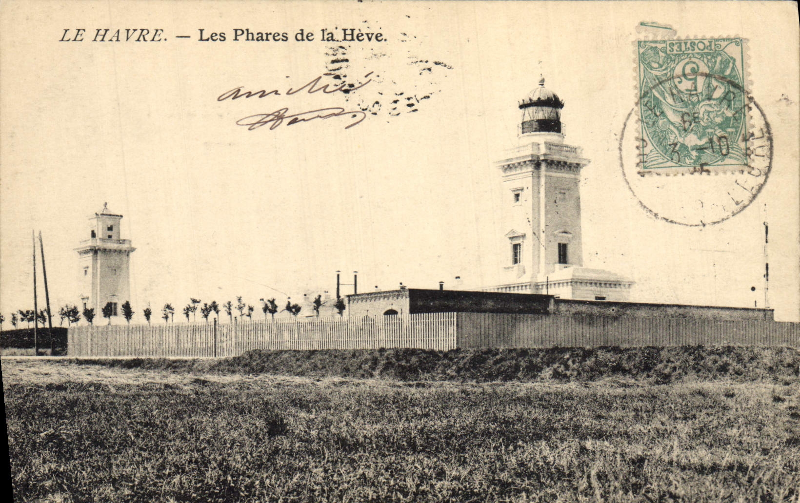 CPA Phare Le Havre Les phares de la Heve