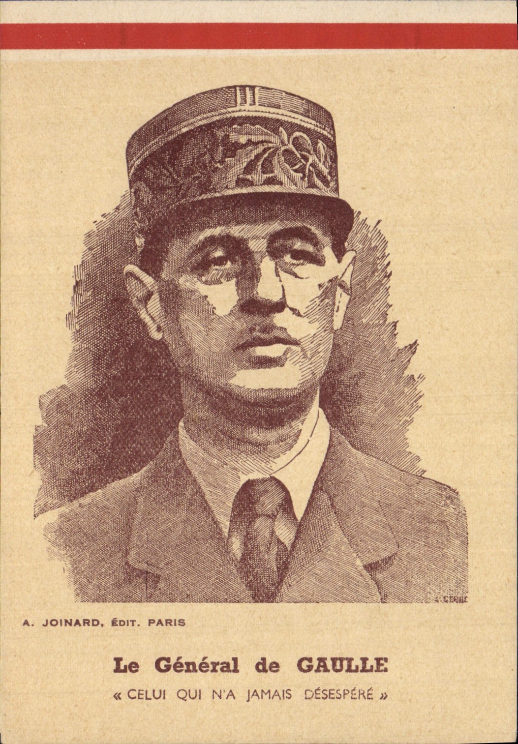 CPM Militaria General de Gaulle 