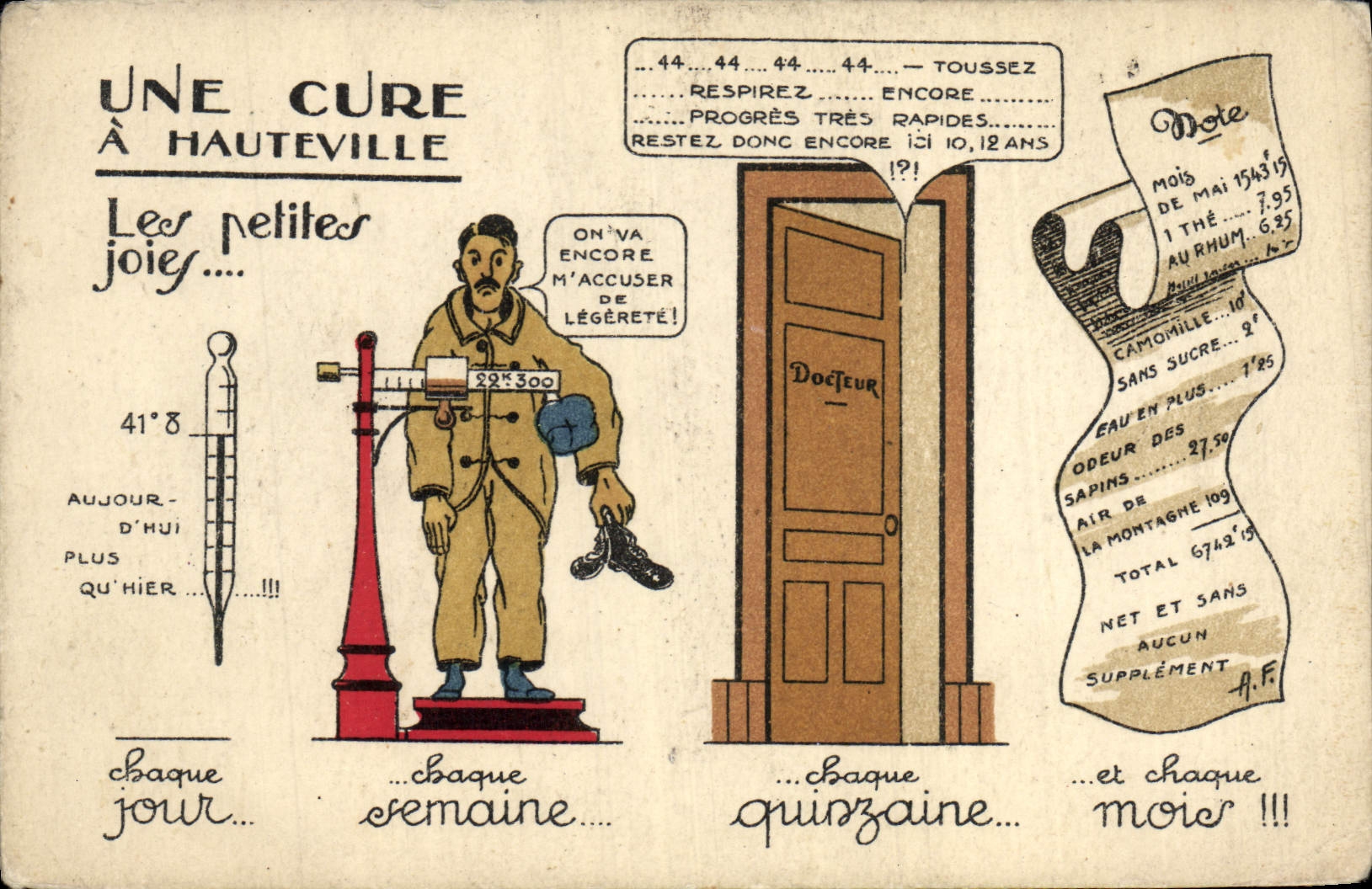 Modern Postcard Militaria a cure has Hauteville