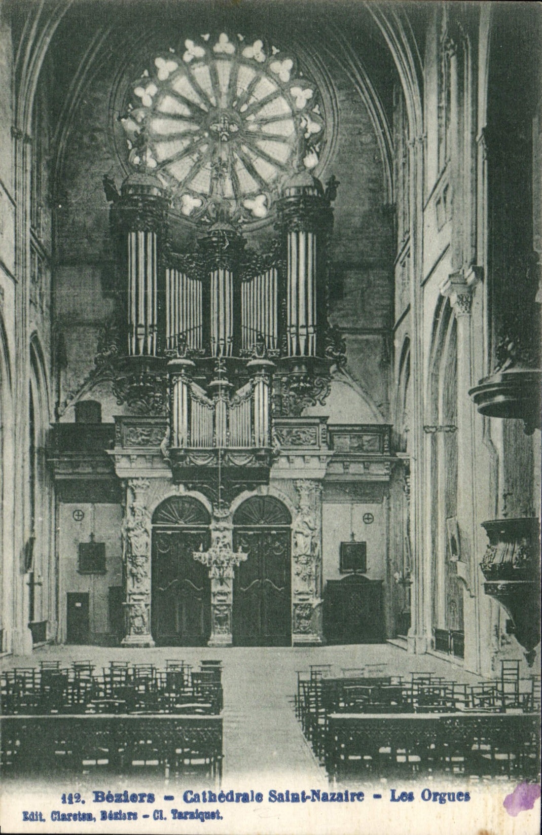 CPA Orgue Beziers Cathedrale St Nazaire Les orgues 