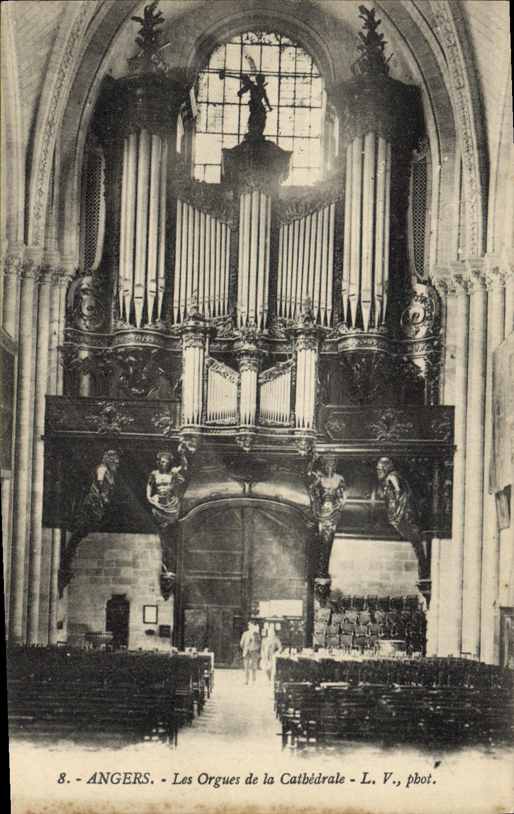 CPA Orgue Angers Les orgues de la cathedrale
