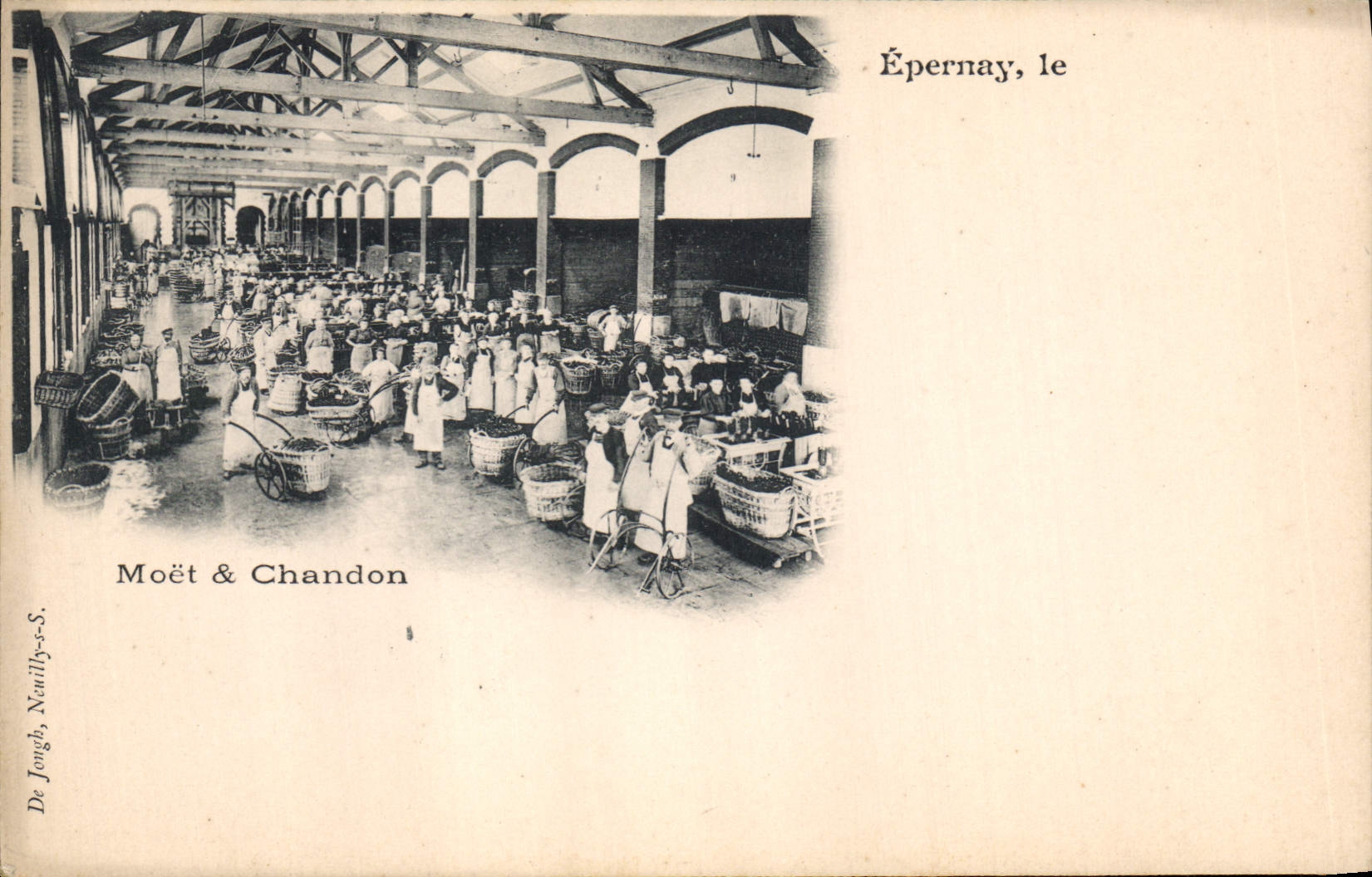 CPA Folklore Vin Vendange Champagne Epernay Moet & Chandon