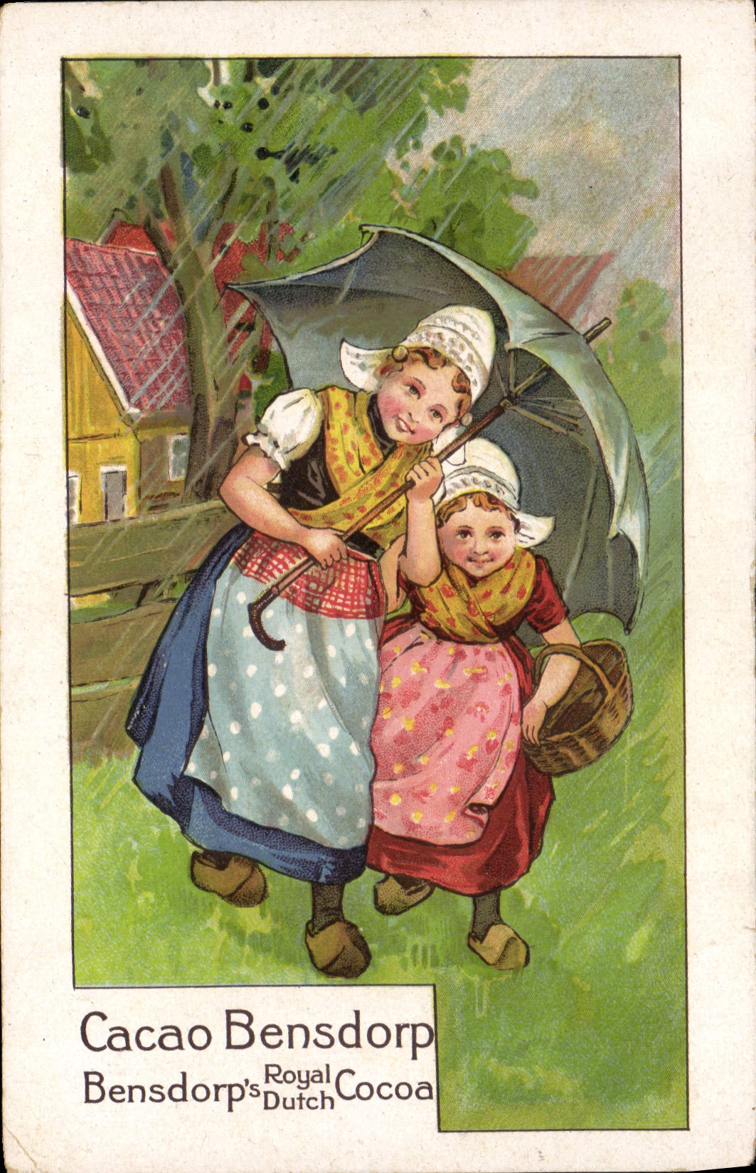 CPA Publicite Cacao Bensdorp Enfants