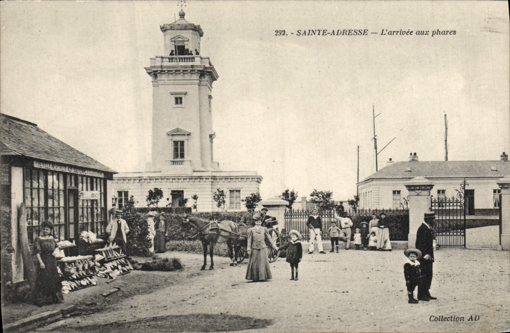 Vintage Postcard Headlight Holy Address the arrival with the headlights SIGNAL