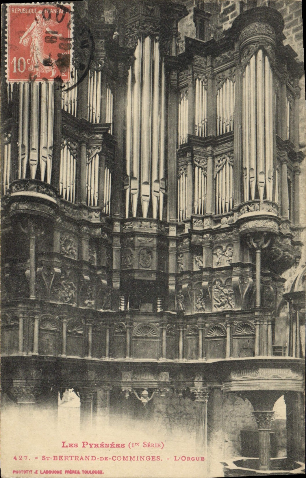 CPA Orgue St Bertrand de Comminges L'orgue