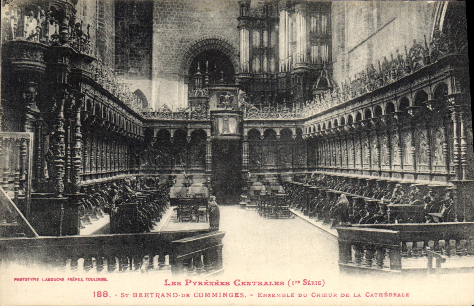 CPA Orgue St Bertrand de Comminges Ensemble du choeur de la cathedrale