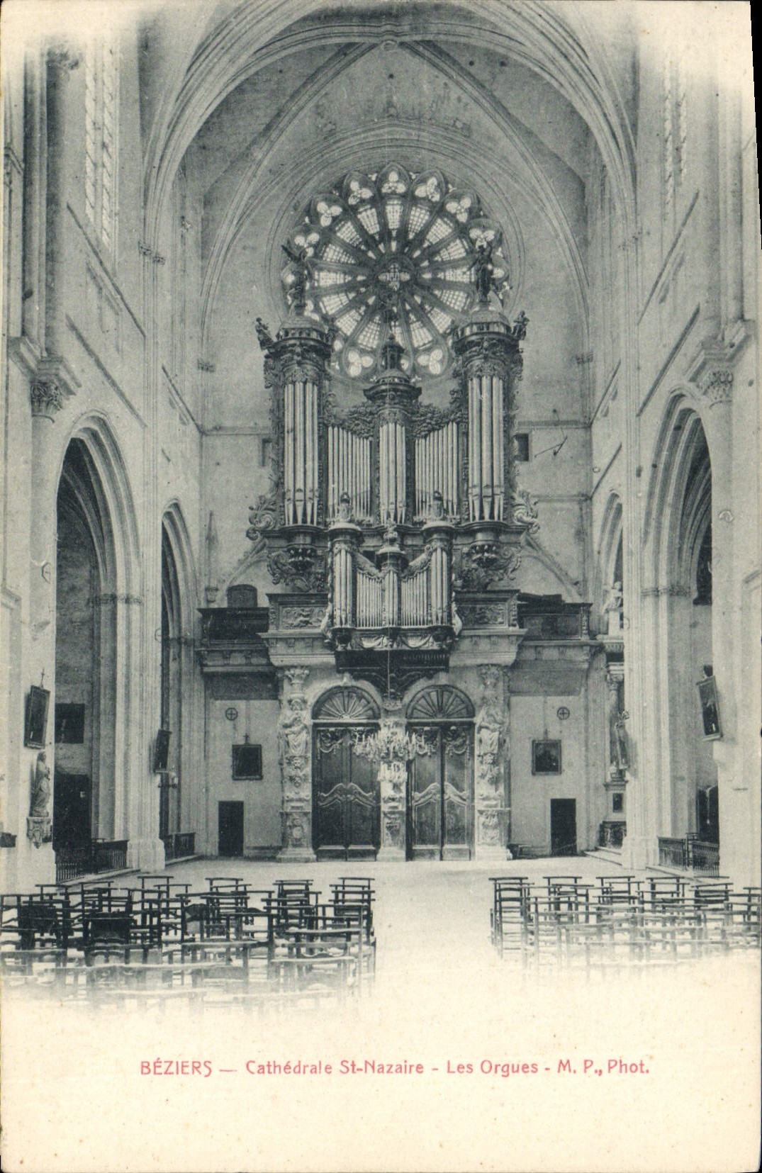 CPA Orgue Beziers Cathedrale St Nazaire Les orgues