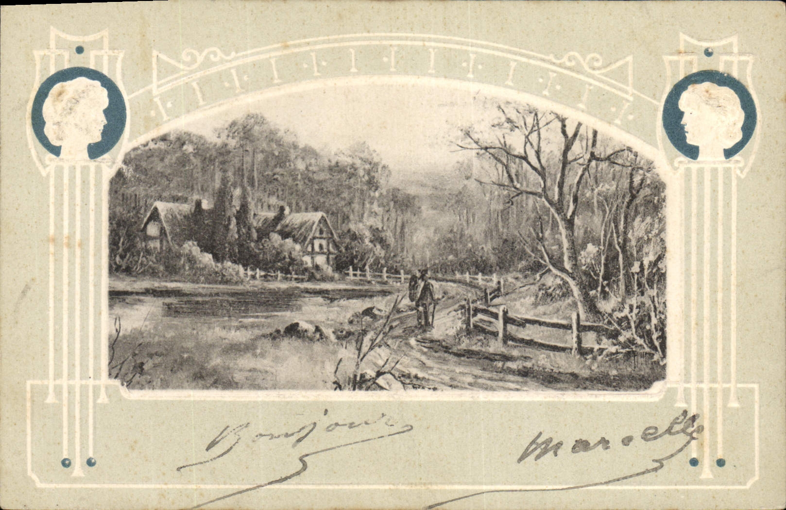 Postal Fantasia Payage