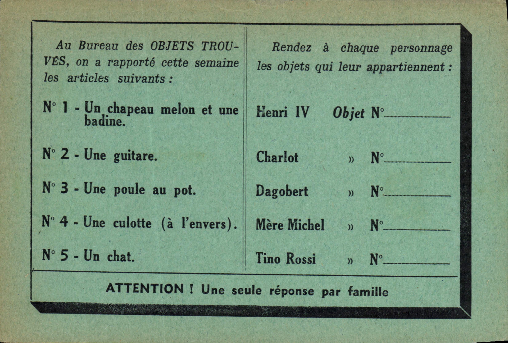 Vintage Postcard Publicity Libe France Television equipment