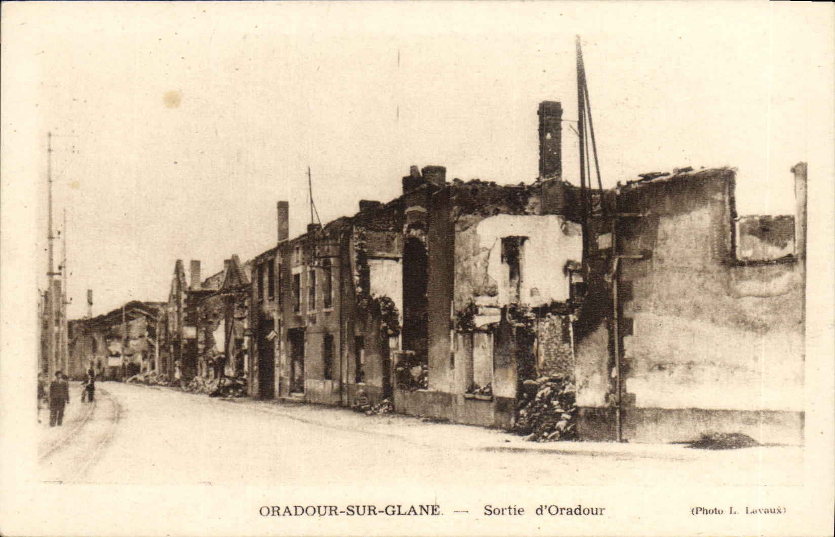 Modern Postcard Militaria Oradour on Gleans Left Oradour
