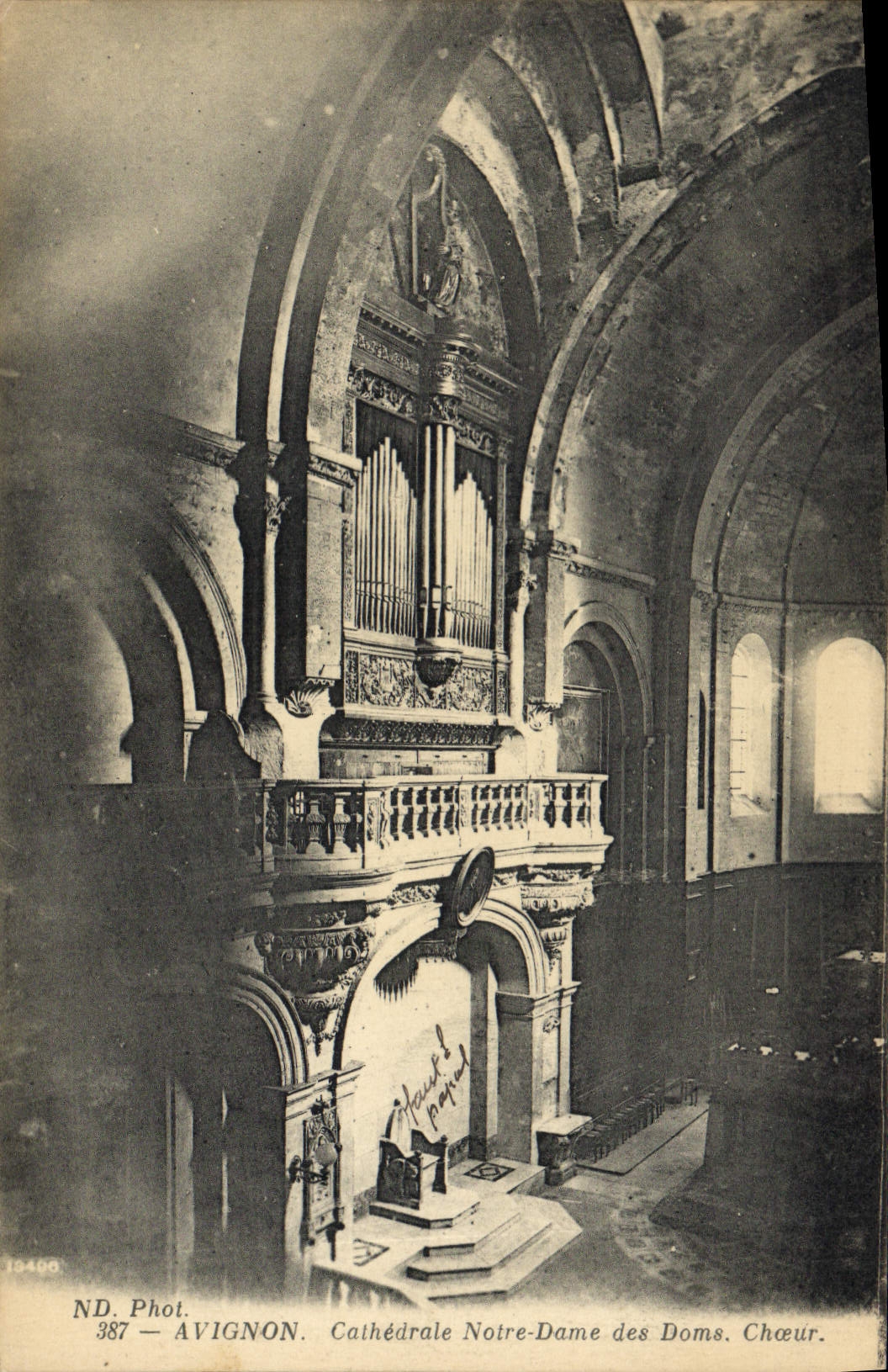 CPA Orgue Avignon Cathedrale Notre Dame des Doms Choeur
