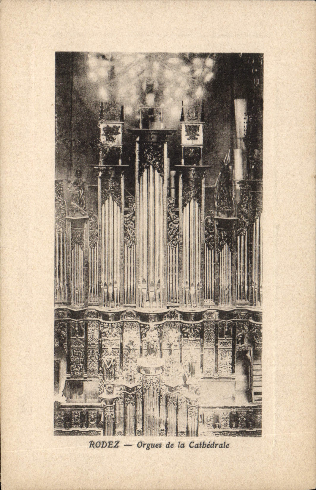 CPA Orgue Rodez Orgues de la cathedrale