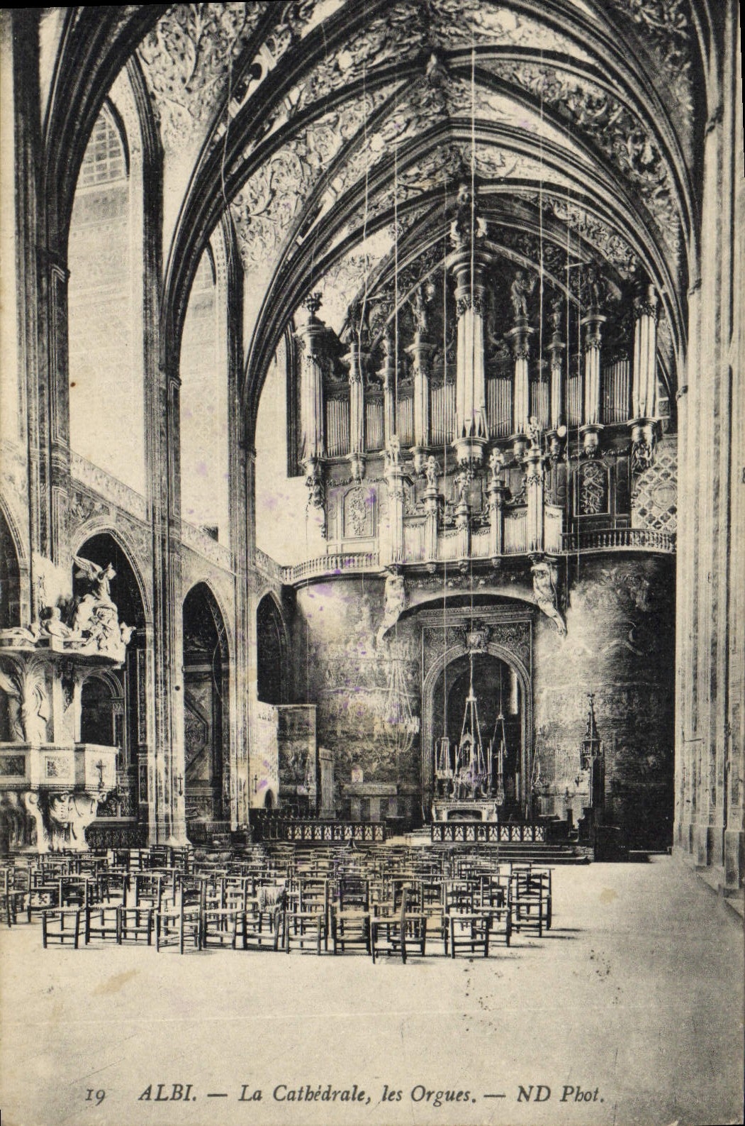 CPA Orgue Albi La cathedrale Les orgues