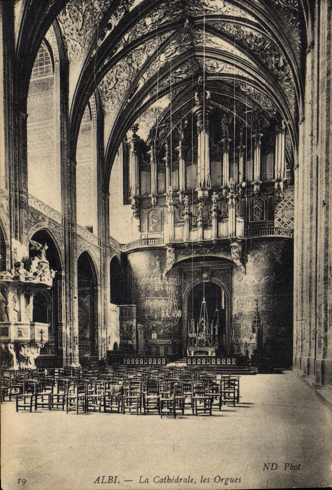 CPA Orgue Albi La cathedrale Les orgues