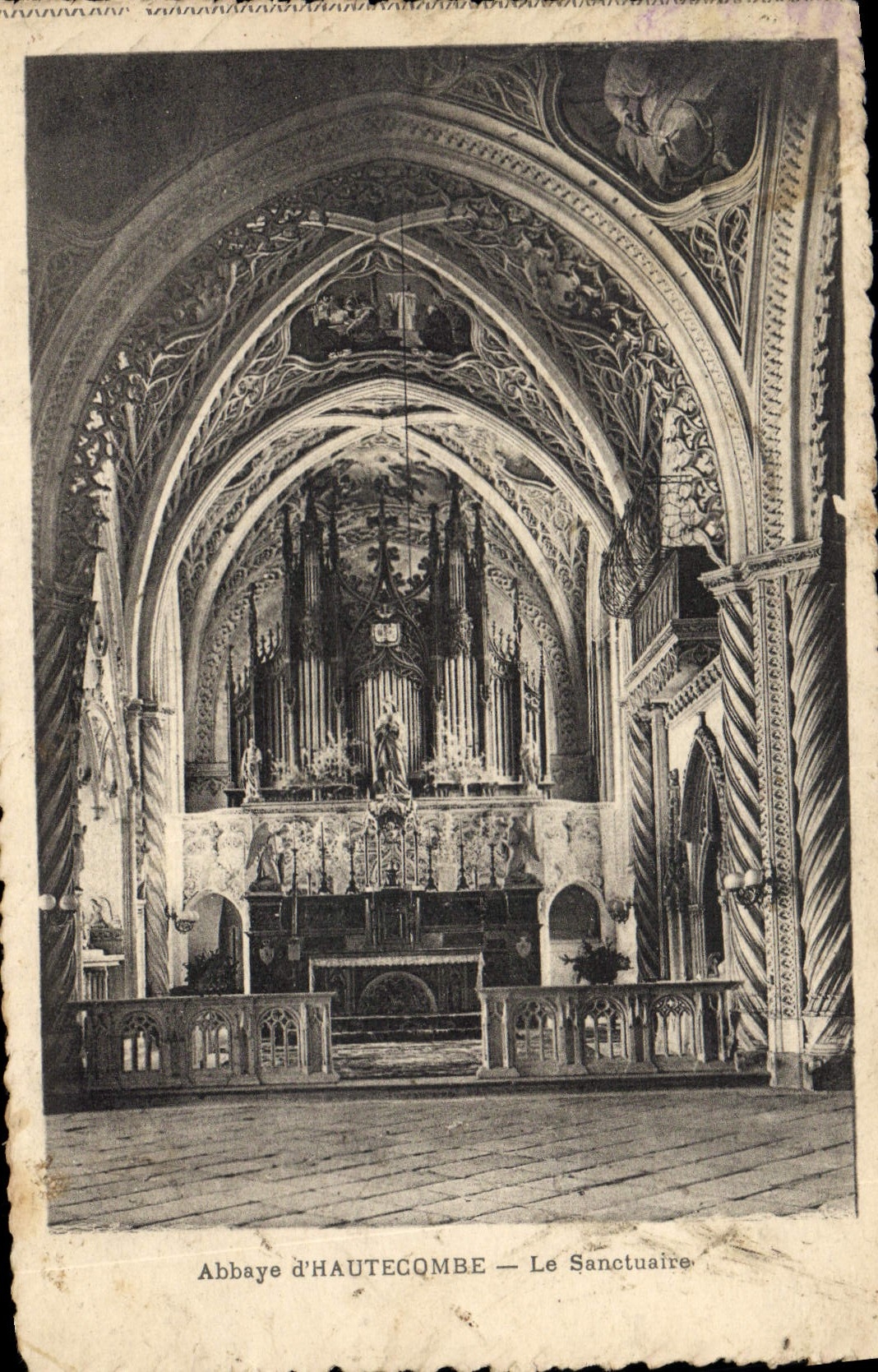 CPA Orgue Abbaye d'Hautecombe Le sanctuaire