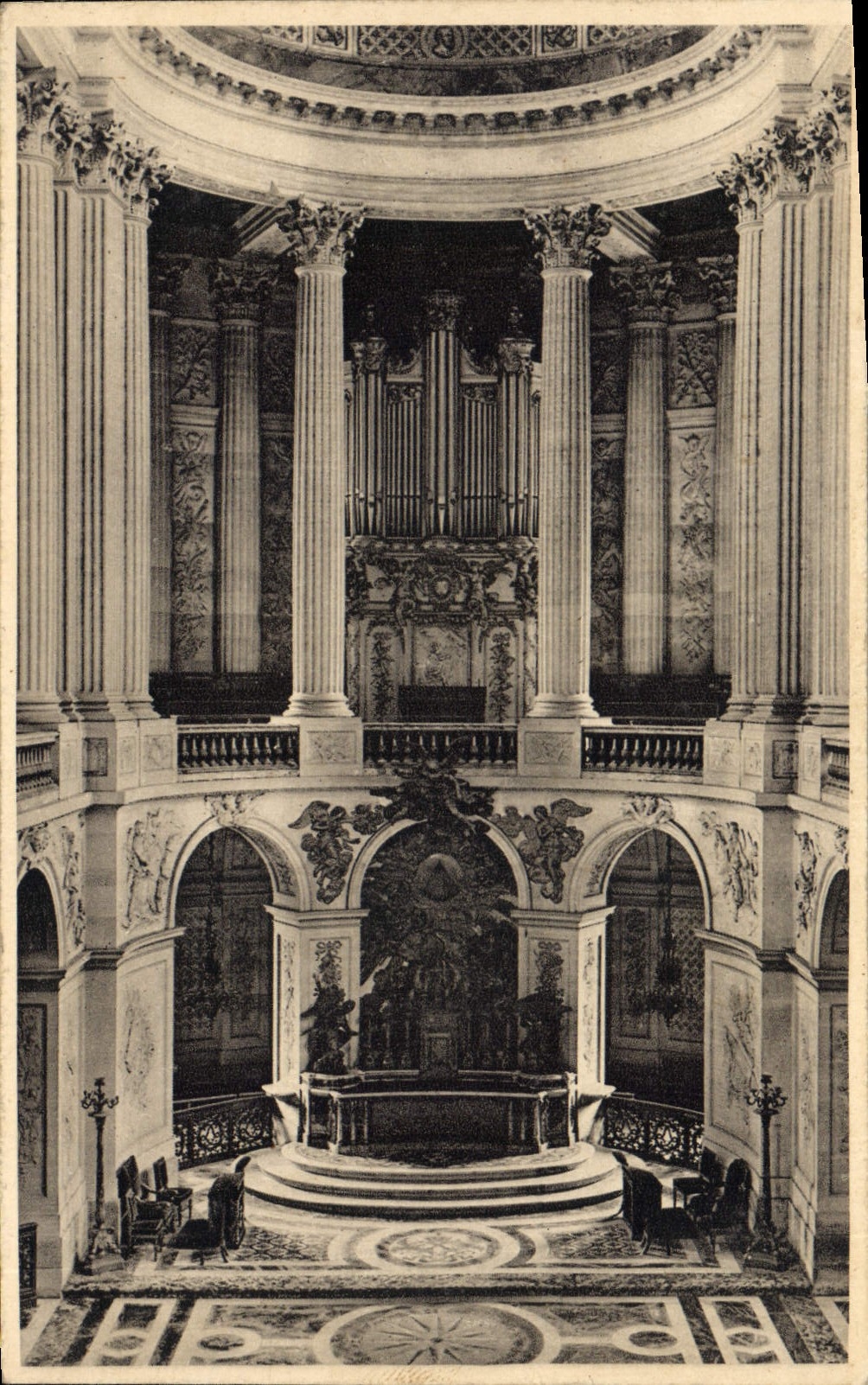 CPA Orgue Chateau de Versailles La chapelle