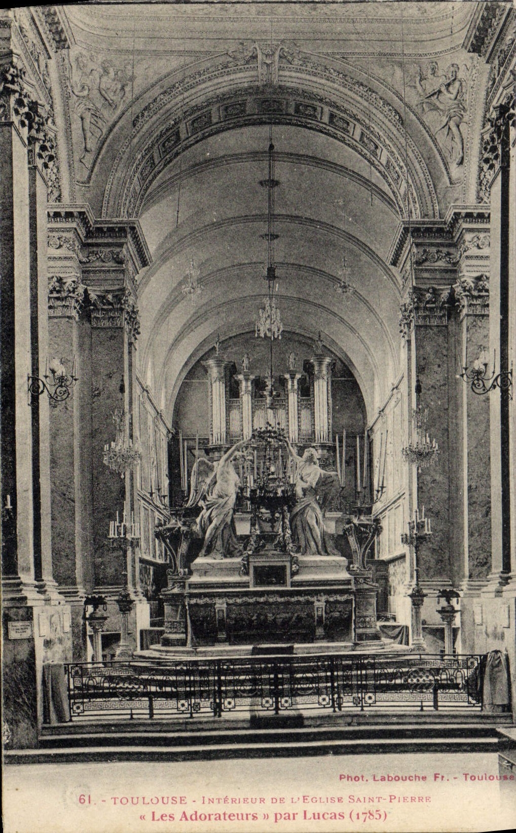 CPA Orgue Toulouse Interieur de l'eglise Saint Pierre Les adorateurs par Lucas