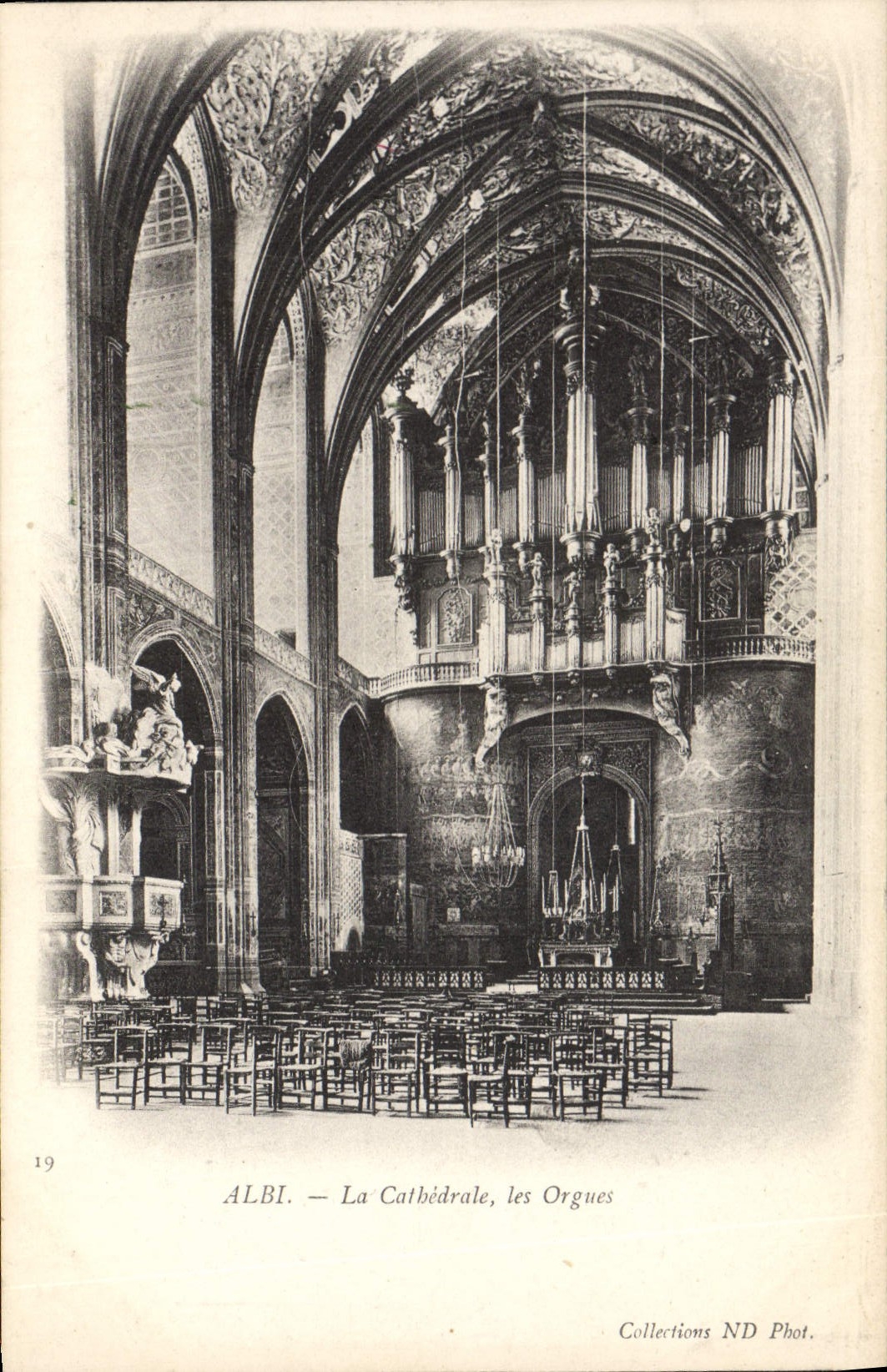 CPA Orgue Albi La cathedrale Les orgues