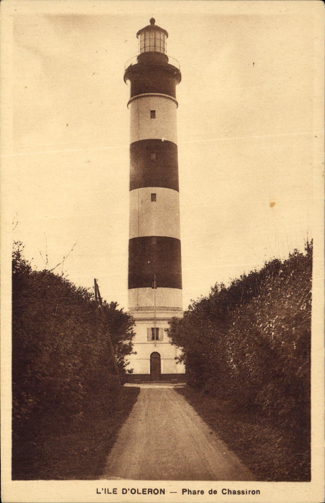 Vintage Postcard Headlight of Chassiron the Island of Oleron
