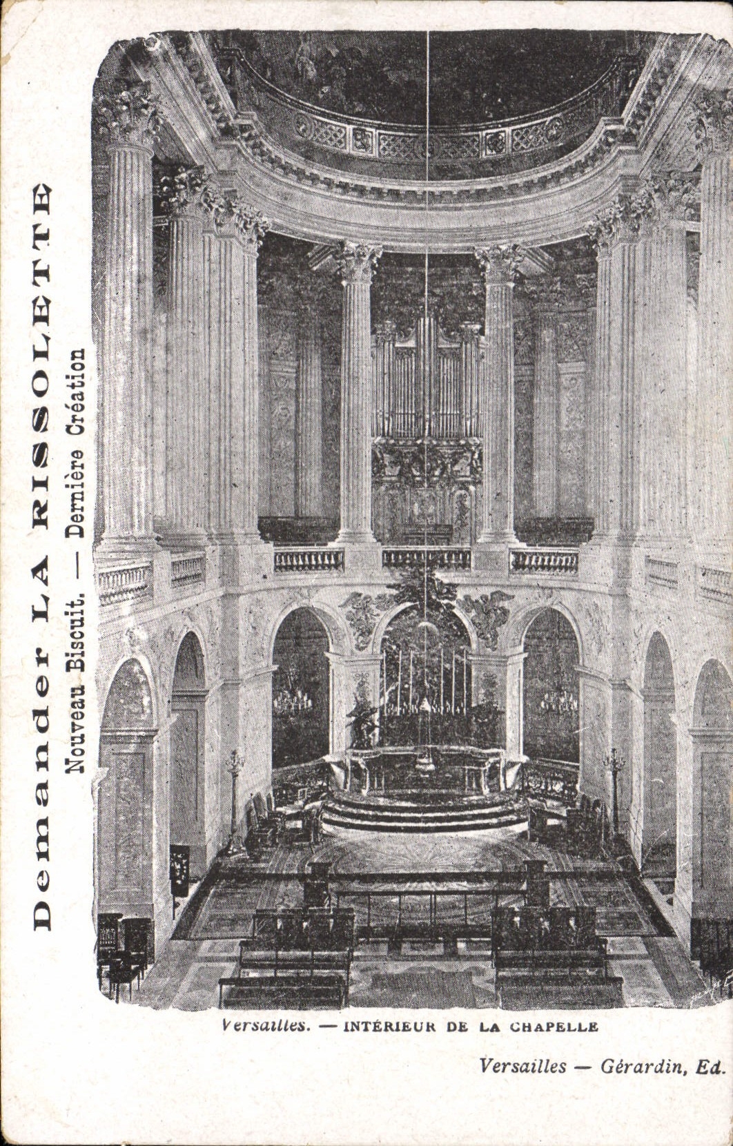 CPA Orgue Versailles Interieur de la chapelle