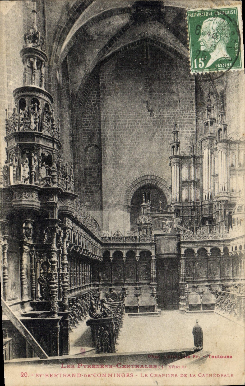 CPA Orgue St Bertrand de Comminges La chapitre de la cathedrale