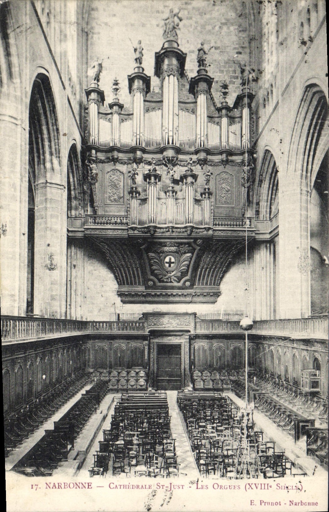 CPA Orgue Narbonne Cathedrale St Just Les orgues
