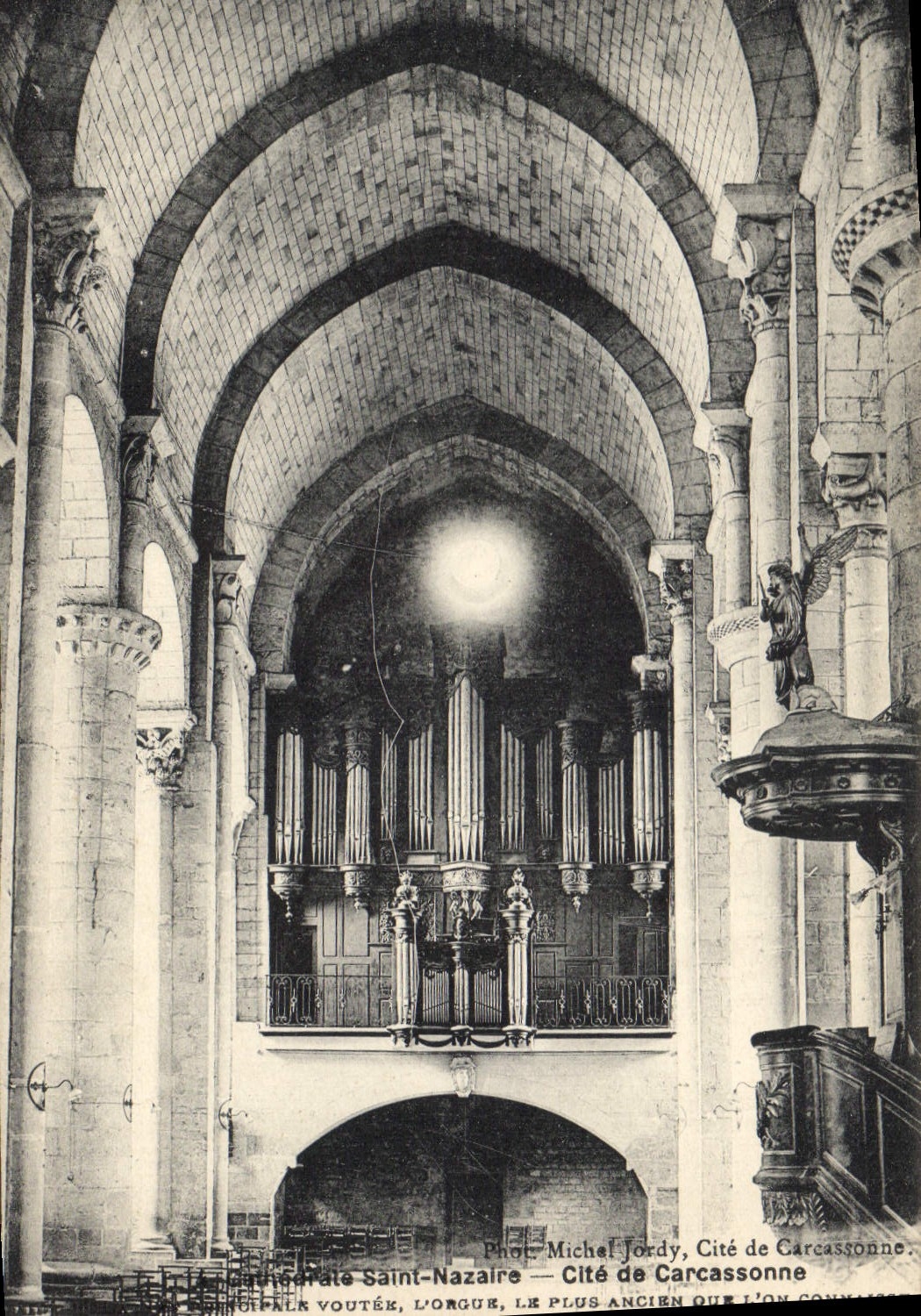 CPA Orgue Cathedrale Saint Nazaire Cite de Carcassonne