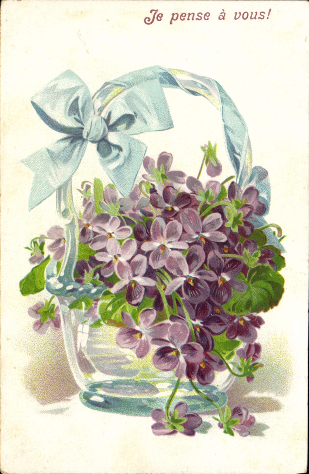 CPA Fantaisie Fleurs 