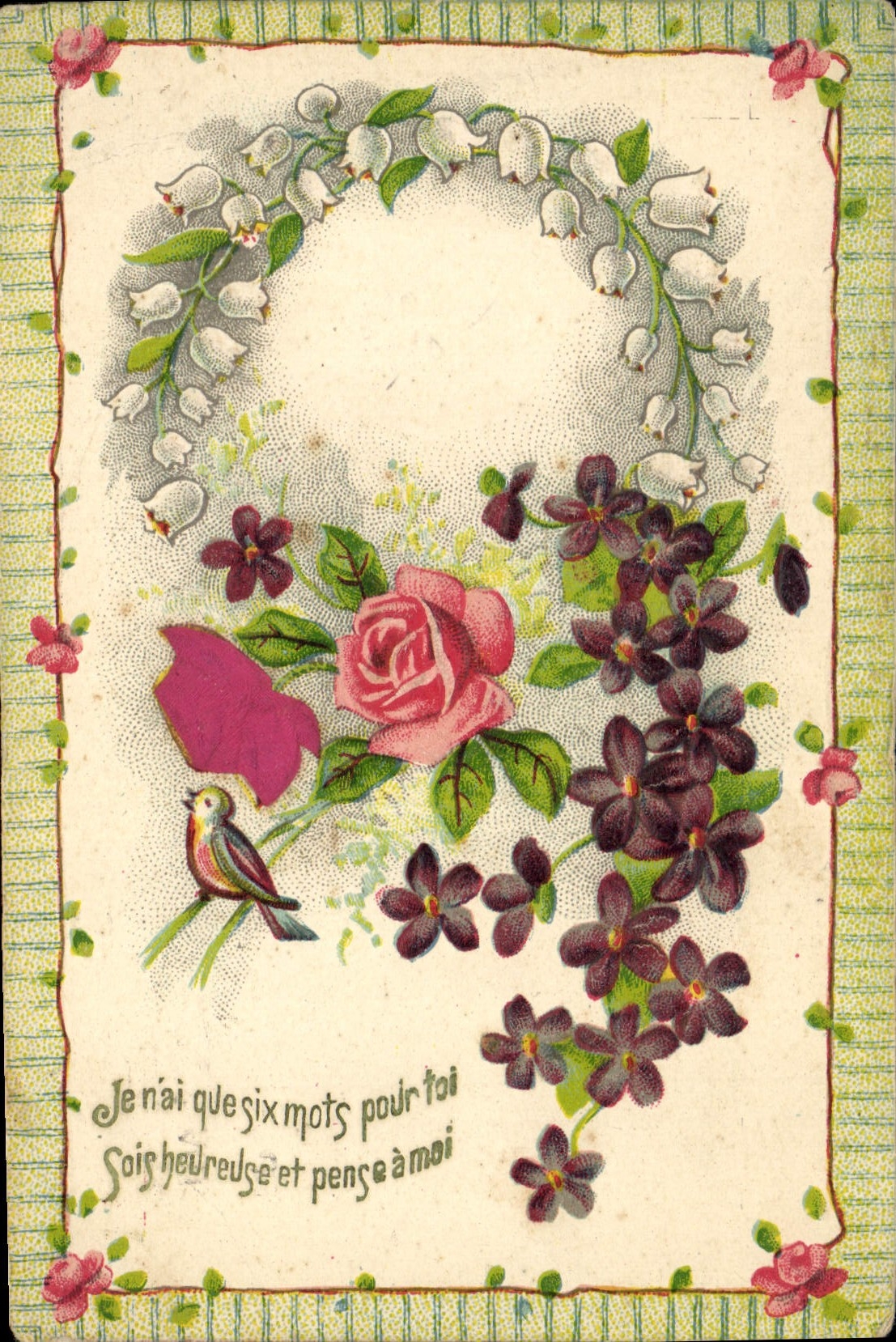 CPA Fantaisie Fleurs 