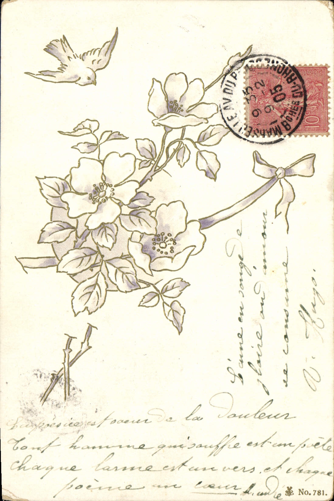 CPA Fantaisie Fleurs 