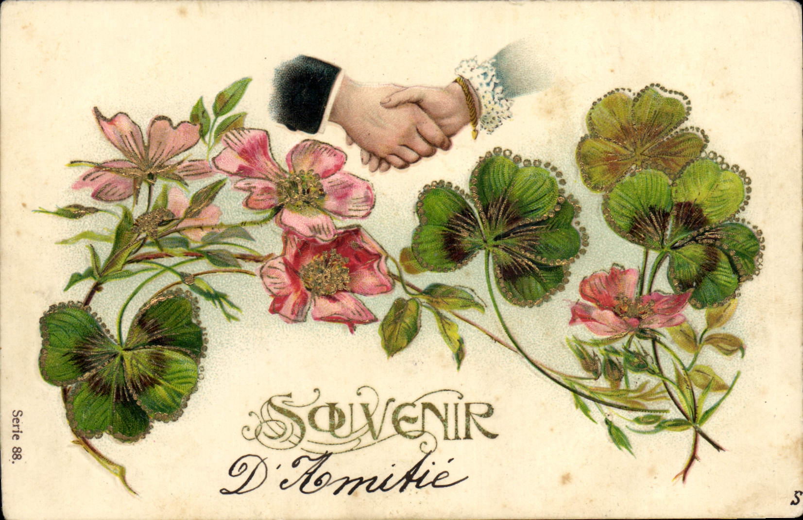 CPA Fantaisie Fleurs 