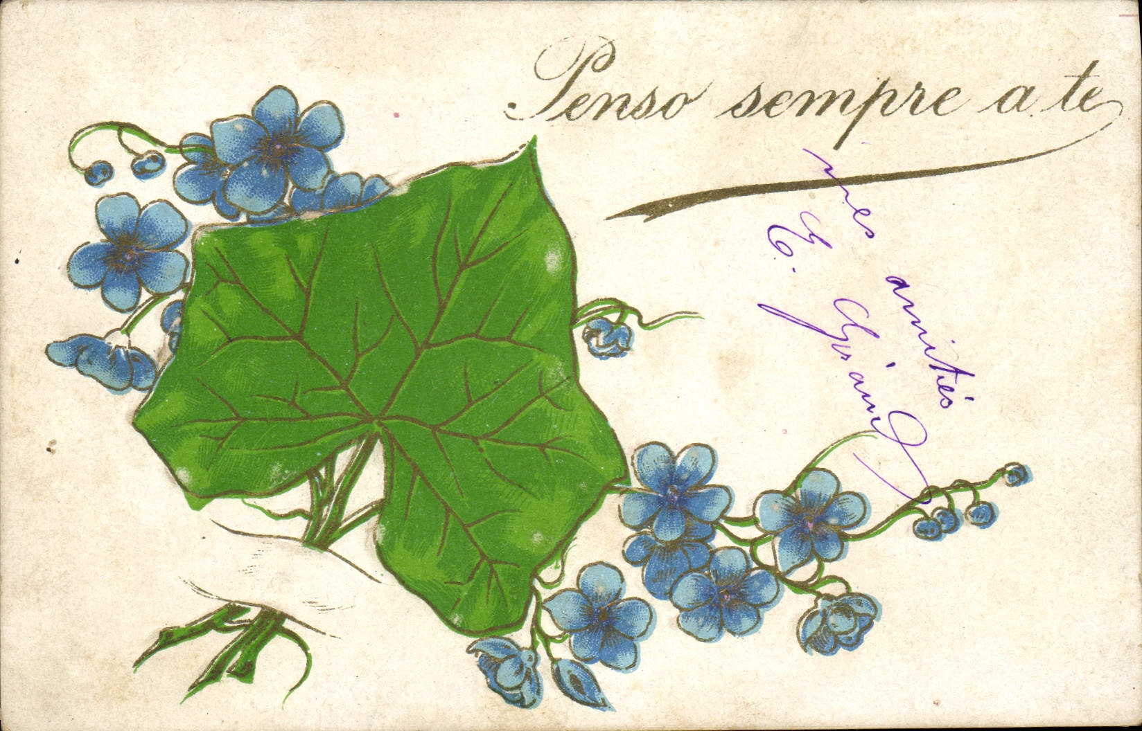 CPA Fantaisie Fleurs 