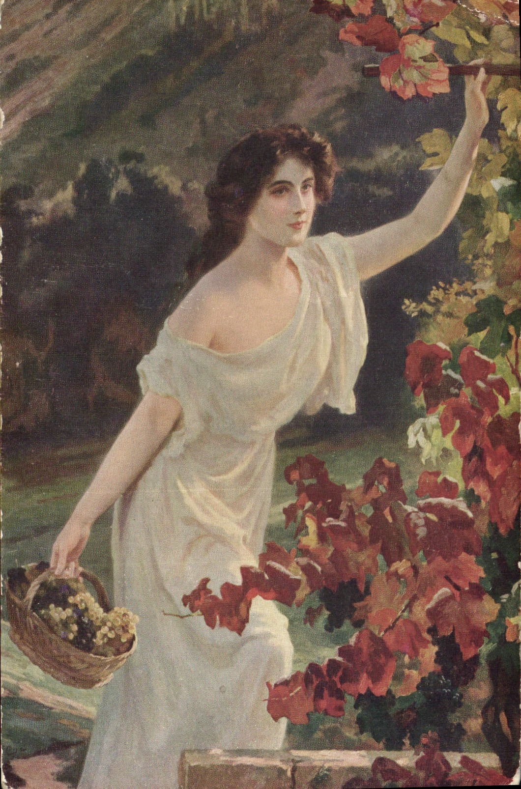 CPA Vin Vendanges Salon de 1913 Abel Boye Dans les Pampres