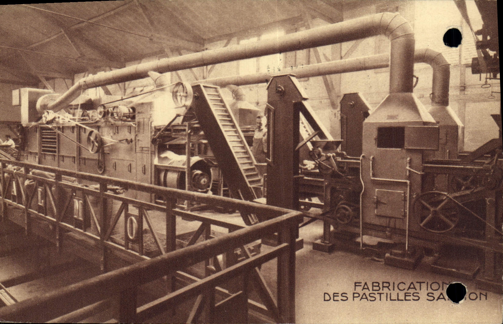 CPA Publicite Fabrication des pastilles