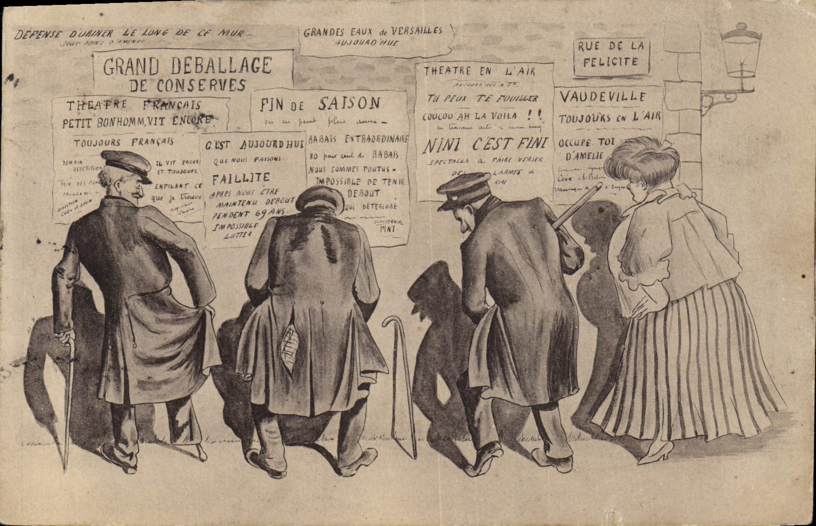 CPA Publicite Grand Deballage de conserves