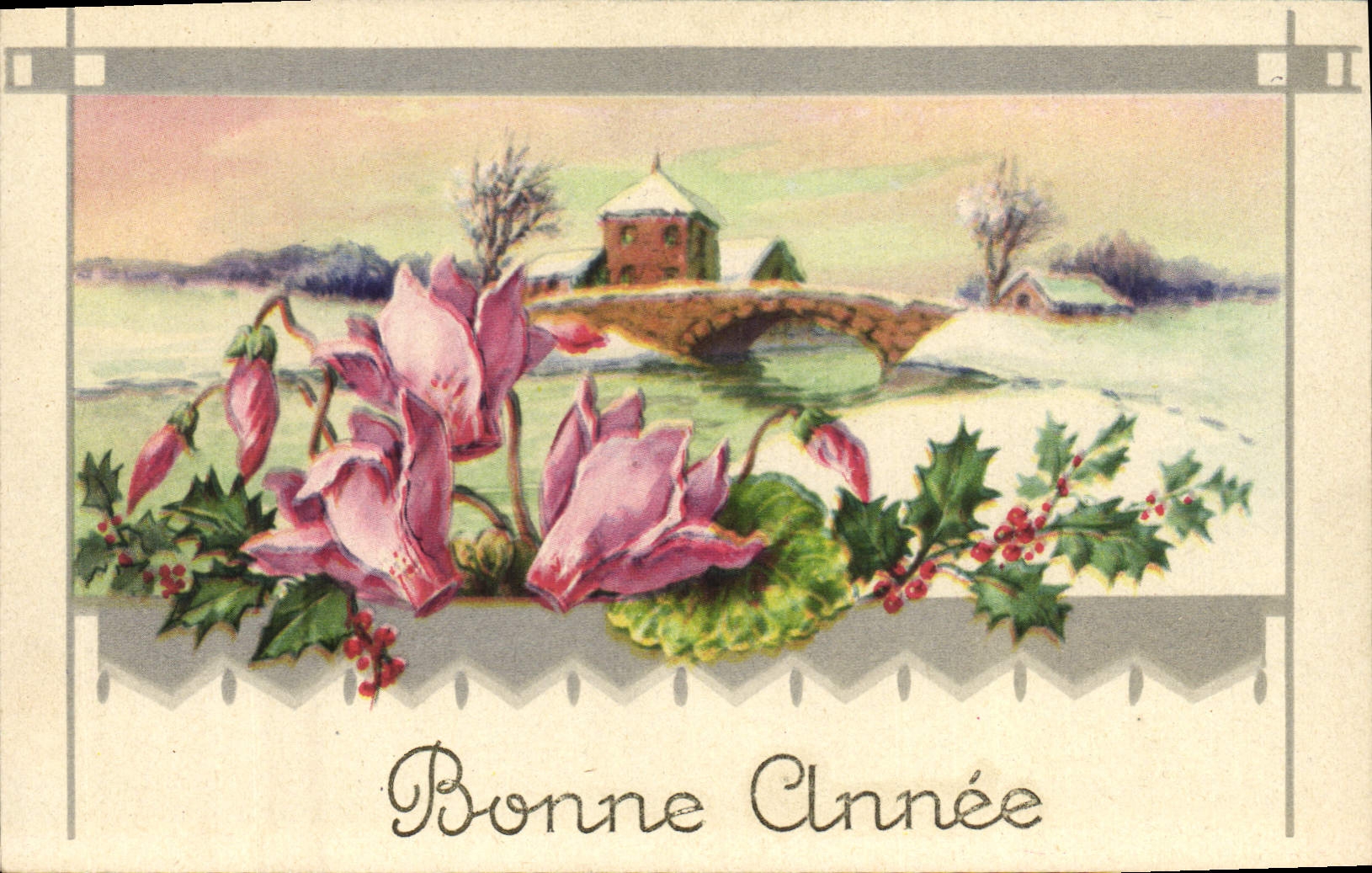 CPA Fantaisie Fleurs 