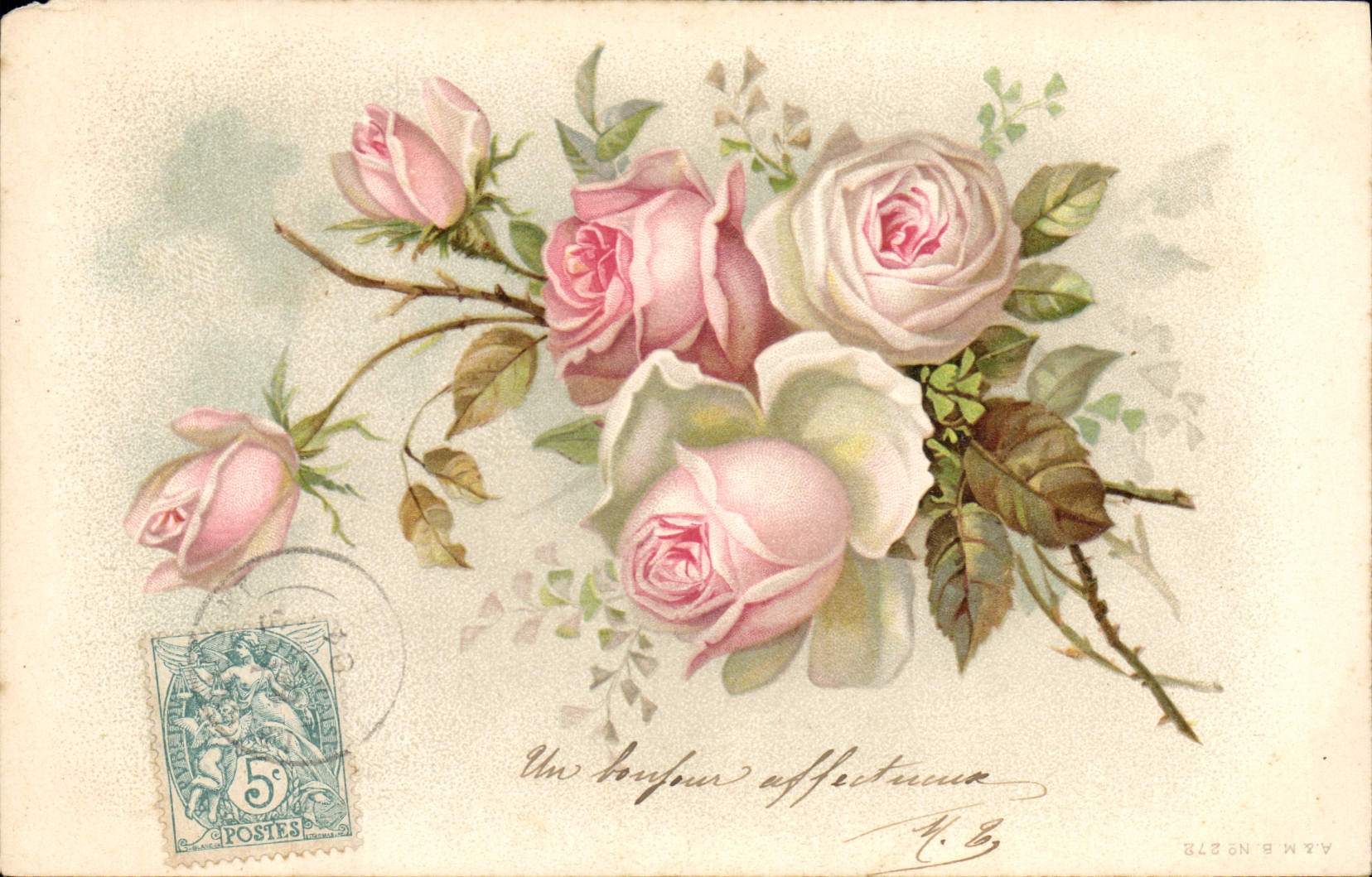 CPA Fantaisie Fleurs 