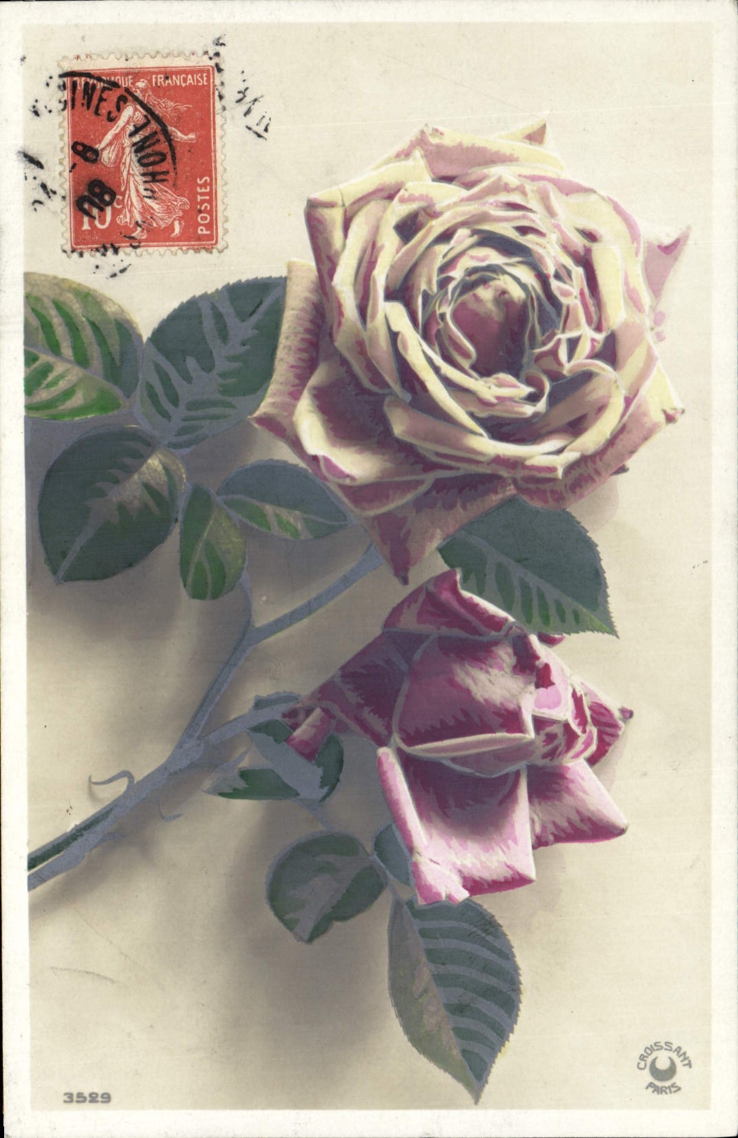 CPA Fantaisie Fleurs 